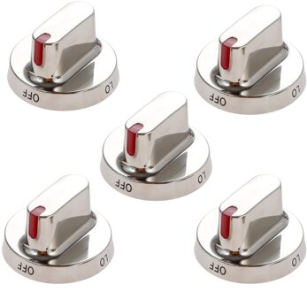 5Pcs DG64-00472A Bereik Brander Knop Compatibel Met Samsung Gas Range Oven Voor DG64-00347B, AP5949480, EAP10058981, PS10058981