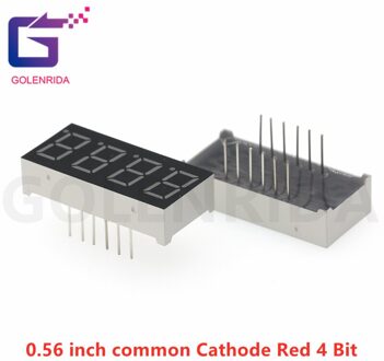 5Pcs Digitale Buis Segment Gemeenschappelijke Kathode Rood 4 Bit Digitale Buis 0.56 Inch Rode Led Display HS420561K-32