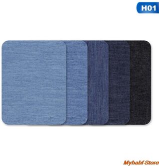 5Pcs Diy Ijzer Op Denim Patches Voor Kleding Jeans Zelfklevende Reparatie Stof Diy Huishoudelijke Kleding Naaien Stof Denim patches 01