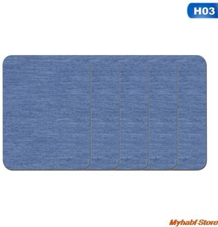 5Pcs Diy Ijzer Op Denim Patches Voor Kleding Jeans Zelfklevende Reparatie Stof Diy Huishoudelijke Kleding Naaien Stof Denim patches 03