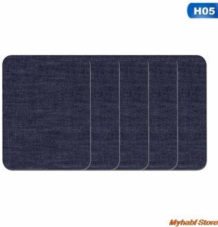 5Pcs Diy Ijzer Op Denim Patches Voor Kleding Jeans Zelfklevende Reparatie Stof Diy Huishoudelijke Kleding Naaien Stof Denim patches 05