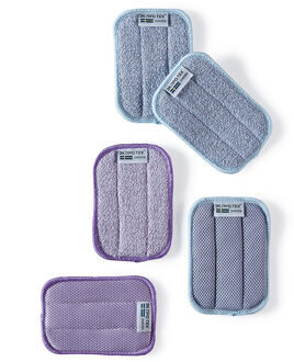 5PCS dubbelzijdig keuken spons vegen voor afwassen antibacteriële spons borstel voor badkamer super absorptie