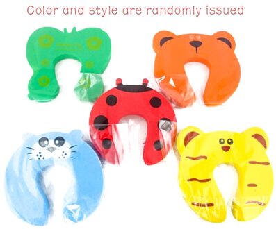 5Pcs Eva Baby Veiligheid Deur Clip Deur Stop Stopper Guard Baby Veiligheid Protector Baby Anti-Snuifje Deur Plug deurklink Crash Pad