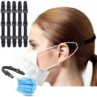 5PCS Face Mask Ear Hooks Extension Buckle Face Mouth Wearing Relief Pain Ear Protector Earache Preventions Fixer Mask Holder
