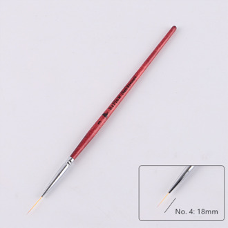 5Pcs Fine Handgeschilderde Haak Lijn Pen Ronde Tip Aquarel Tekening Schilderij Borstel Voor Studenten School Briefpapier Art levert 1stk