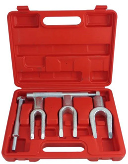 5pcs Front End Service Tool Kit Ball Joint Separator Rod Puller Ball Head Fork Suit Auto Repair Hand Tool Set