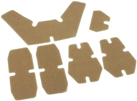 5Pcs Game Helm Sticker Patch Set Voor WST-AF Helmen Mud
