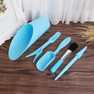 5Pcs Gardening Tools Set Miniature Shovel Brush Widger.Succulent Planting Helper K1MF