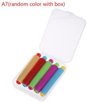 5Pcs Gezondheid Niet Giftig Krijt Houder Kleurrijke Krijt Houders Schoon Onderwijs Houden Briefpapier Voor Leraar 7