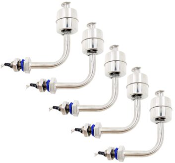 5Pcs Haakse Waterniveausensor Vloeibare Vlotterschakelaar Tank Pool Rvs 10W ESC7810 1A1 2A1 110v