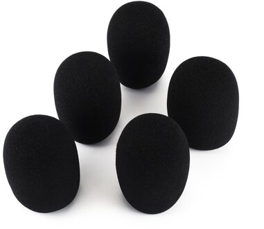 5Pcs Headset Vervanging Foam Microfoon Cover Mic Cover Voorruit Headset Wind Shield Pop Filter Microfoon Cover Foam