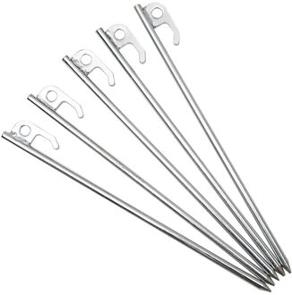 5Pcs Heavy Duty 304 Roestvrij Staal Camping Luifel Tent Stake Peg Voor Verankering Tent Dekzeilen Landscaping Tuin Planten