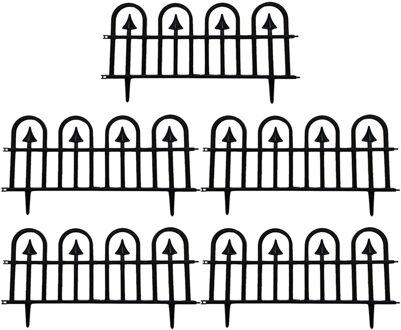 5Pcs Hekwerk Voor Tuin, Tuin Hek-Landschap Tuin Grens Rand Barrière Patio Bloem Bed Dier Barrière