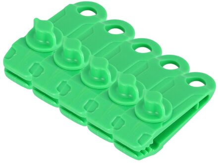 5Pcs Herbruikbare Linoleum Tent Clips Tanden-Vormige Tent Tarp Dekzeil Clip Waterdicht Unieke Vergrendeling Klem Gesp Camping Gereedschap groen