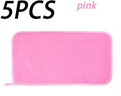 5Pcs Herbruikbare Make-Up Remover Doek Gezicht Handdoek Natuurlijke Antibacteriële Bescherming 40*20Cm Reiniging Schoonheid Wassen Gereedschap