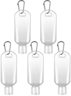 5Pcs Hervulbare Flessen Draagbare Lichtgewicht Alcohol Containers Handdesinfecterend Containers Voor Home Office Reizen