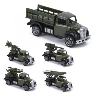 5Pcs Hoge Simulatie Model Auto Speelgoed Legering Pull-Back Truck Auto Voertuig Model Speelgoed Cadeau Voor Kinderen Kinderen