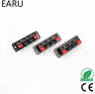 5pcs Hot Single Row 4 Pin 4 Position Speaker Terminal Board Connectors LED Aging Tester Scoket Plug Adapter