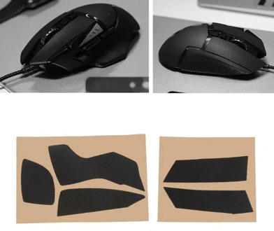 5PCS Hotline Games Mouse Skates Side Stickers Anti-slip Tape For logitech G502 Mouse