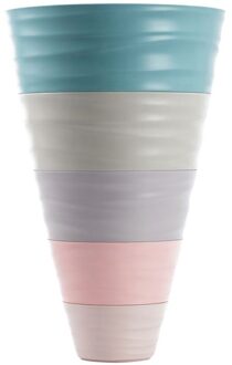 5Pcs Huishoudelijke Slakom Melange Melamine Bowl Set Onbreekbaar Multicolor Bowls Voor Fruit Groenten Huis Keuken Producten #