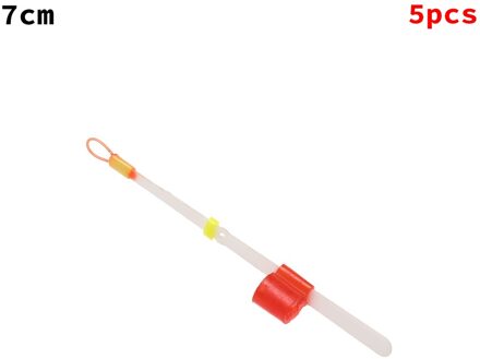 5Pcs Ice Plastic Intrekbare Draagbare Stok Hengel Tip Koolstofvezel Winter Vissen Pole -50 °C Draft Boei verticale Visgerei 70mm - 5stk