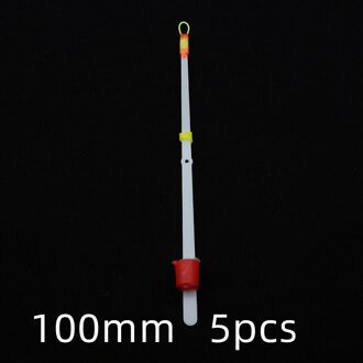 5Pcs Ijs Hengel Float Top Tip Voor Lage Temperatuur-50C Stok Plastic Draft Verticale Winter Ijsvissen visgerei Accessoires 100mm 5stk