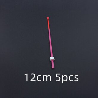 5Pcs Ijs Hengel Float Top Tip Voor Lage Temperatuur-50C Stok Plastic Draft Verticale Winter Ijsvissen visgerei Accessoires 12cm 5stk