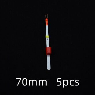 5Pcs Ijs Hengel Float Top Tip Voor Lage Temperatuur-50C Stok Plastic Draft Verticale Winter Ijsvissen visgerei Accessoires 70mm 5stk