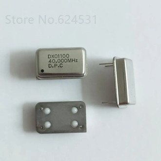 5pcs In-line active crystal OSC DIP-4 rectangular clock vibration full size 40MHZ 40.000MHZ