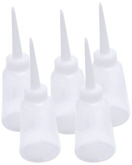 5Pcs Industriële Plastic Lijm Gel Olie Knijpfles Dispenser 150Ml
