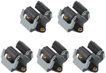 5Pcs Keuken Organizer Bezem Mop Hanger En Bezem Houder Bezem Organizer Muur Gemonteerde Grip Clip Tuin Opslag Plank met Schroeven