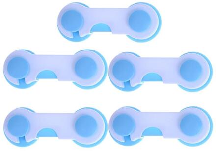 5Pcs Kind Veiligheid Kabinet Lock Baby Proof Beveiliging Protector Lade Deur Kast Lock Plastic Bescherming Kids Veiligheid Deurslot 01