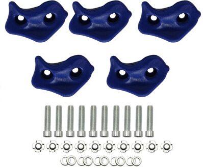 5Pcs Kleurrijke Kinderen En Volwassen Rock Muur Houdt Klimmen Rock Muur Grips Voor Indoor En Outdoor Speeltuin Spelen Set reeks 2