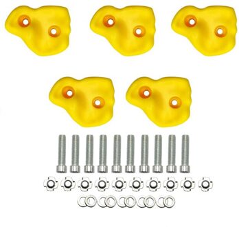 5Pcs Kleurrijke Kinderen En Volwassen Rock Muur Houdt Klimmen Rock Muur Grips Voor Indoor En Outdoor Speeltuin Spelen Set reeks 4