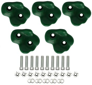 5Pcs Kleurrijke Kinderen En Volwassen Rock Muur Houdt Klimmen Rock Muur Grips Voor Indoor En Outdoor Speeltuin Spelen Set reeks 5