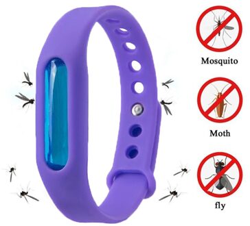 5pcs Kleurrijke Milieubescherming Siliconen Polsband Zomer Muggen Armband Anti-mug Band veilig voor kind