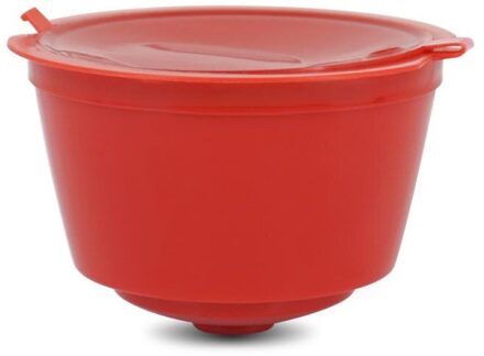 5Pcs Koffie Capsule Voor Nestle Dolce Gusto Capsule Herbruikbare Cafe Gereedschap Voor Nespresso Hervulbare Capsule Koffie Filter Keuken rood 5stk