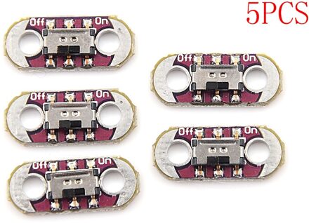5Pcs Lilypad Schuifschakelaar SWITCH-DPDTSMD Tuimelschakelaar AYZ0202 Diy Kit