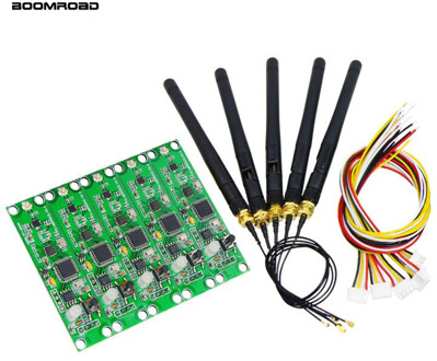 5pcs/lot 2.4Ghz Wireless DMX 512 Transmitter Receiver PCB 2 in 1 Module Wireless PCB Board With Antenna For DMX Stage Light