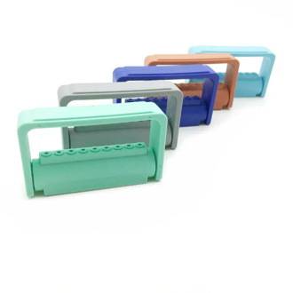 5pcs/lot 9 Holes Dental Diamond Bur Holder Stand Autoclavable Dental Disinfection Organizer Dentistry Instrument