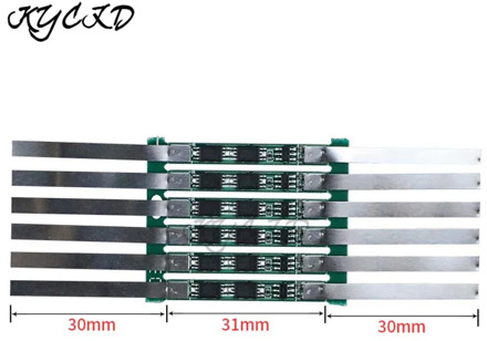 5pcs/Lot BMS 1S 3.7V 5A 18650 Li-Ion Lithium Batter Protection Board PCB With Nickel Strip Welding For 18650 Power Bank Charging