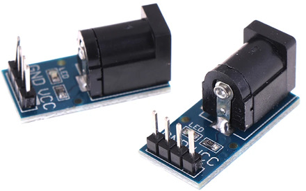 5Pcs/lot DC Jack Socket Plug Power Supply Module DC Power Adapter Plate Board Connector For Arduino