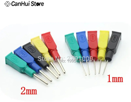 5Pcs/lot DCC Copper 4mm Banana Female To 1/2mm Pin Tip Head For Multimeter Test Probes Wholesale