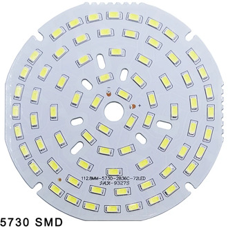 5pcs/lot LED SMD Chip 3W 7W 12W 18W 24W 36W 5730 Brightness Light Board For led bulb led downlight