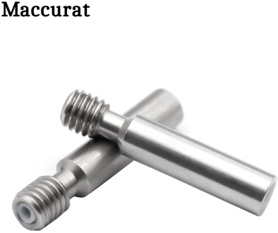 5PCS/lot MK8 M6 Throat with PTFE 6*30mm Stainless Steel Thread Longer Feeding 1.75mm Filament 3D Printers Parts