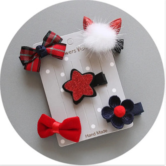 5pcs/lot Pet Dog Hair Clips Hairpins Bow Flower Kitten Puppy Grooming Supplies For Small Dog Teddy Chihuahua