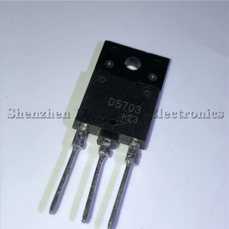 5PCS/LOT Spot KSD5703 D5703 TO-3PF NPN Transistor Power Supply Tube 1500V 10A Quality Assurance