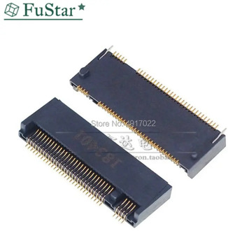 5pcs M.2 Connector 67P M KEY NGFF interface socket SSD socket H=3.2 / 4.2 / 4.8 / 6.7 / 8.5 M.2 SSD Slot NGFF Socket Hot New