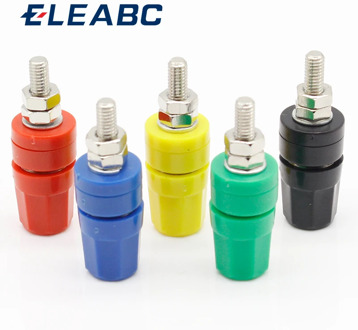 5pcs M4X36 pure copper terminal 4mm banana Jack Socket 20A binding post Banana plug connector