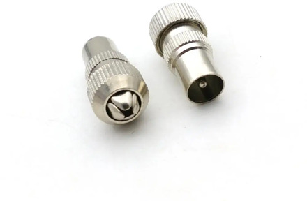 5pcs MALE TV AERIAL CONNECTOR PLUG COAXIAL COAX adapter